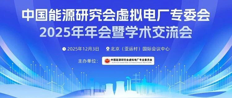 会议回顾 | 清能互联受邀参加中国能源研究会虚拟电厂专委会2025年年会暨学术交流会